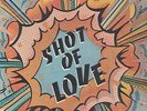 bob dylan - shot of love lp (vinyl) uk cbs 1981 (katalog-nummer: scbs85178) (LP)