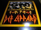 KISS VS DEF LEPPARD - IN N.Y 2014 RARE SPLIT 7