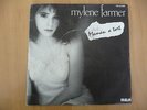 Rare 45 tours de Mylene FARMER : Maman a tort 1ere pochette noir et blanc