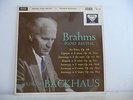 SXL 2222 Brahms: Piano Recital BACKHAUS Ed1 WBg