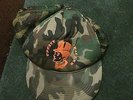 MINDLESS SELF INDULGENCE Uppity Cracker CAMO Trucker Hat ORANGE MSI Record Label