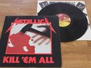 METALLICA kill em all LP 1983 MFN 7 w/inserts |Exodus|