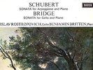SXL 6426 NB UK - SCHUBERT ARPEGGIONE / BRIDGE CELLO SONATE ROSTROPOVICH BRITTEN