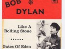 BOB DYLAN Like A Rolling Stone RARE Sweden Norway 45 UNIQUE p/s swedish HEAR
