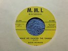 Dave Howard - While we Danced the Tango / Little Bit - M.M.I. # 2-59 - mint 45