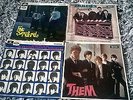 THE ZOMBIES / THE BEATLES / THEM / THE YARDBIRDS - 4 X RARE EP SLEEVES