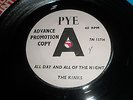 (JUKE BOX JURY)THE KINKS 'ALL DAY AND ALL OF THE NIGHT /I GOTTA MOVE' PROMO COPY