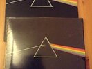 2x PINK FLOYD - Dark Side of The Moon -UK VINYL Lp-2x2 POSTER & 2 STICKERS 33rpm