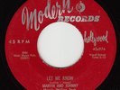 MARVIN & JOHNNY w/group - Modern 974 (red) - Let Me Know - '55 DOO-WOP 45 VG/VG+