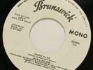 JACKIE WILSON shake a leg / it's all over 45 BRUNSWICK -soul funk promo- VG++