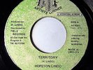 HOPETON LINDO Territory 1987 RARE REGGAE DANCEHALL 45 RPM Artiste Corner