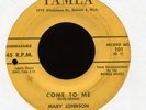 MARV JOHNSON Come to Me on Tamla R&B 45 Hear