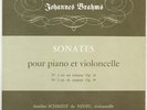 BAM ED.1 LD 063 BRAHMS ANNLIES SCHMIDT DE NEVEU ROLF KNIEPER CELLO SONATAS NM