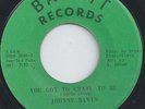 JOHNNY DAVIS - YOU GOTTA CRAWL TO ME - THE LOVE I SEE NOW