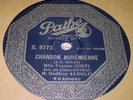 78rpm Pathe X.9773 - YVONNE CURTI - Chanson Bohemienne - Serenade - Violin Solo