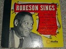 Robeson sings 3 record set signed by Paul Robeson