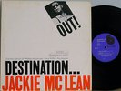 Jackie McLean Destination Out Black b Blue Note RVG VG++ Bobby Hutcherson