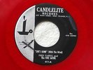 FRED PARRIS & FIVE SATINS SHE'S GONE RED WAX CANDLELITE RARE  SOUL  DOO WOP 45