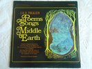 J.R.R.TOLKIEN POEMS and SONGS of MIDDLE EARTH + INSERT - CAEDMON TC 1231 US LP