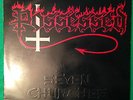 Seven Churches, Possessed (misspelling on spin) COMBAT MX 8024 Death Metal 1985