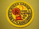 ORIGINAL NORTHERN SOUL PATCH-WIGAN CASINO OLDIES 5TH ANNIVERSARY FEB 81- EX CON