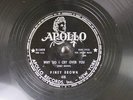 Hear Blues 78 Piney Brown - Why Do I Cry Over You / That'S Rigth Baby On Apollo