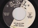 Deep Soul/Funk 45 - Levert Allison - My All Is You - S.B.I. - mp3