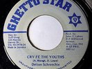 DELTON SCHREECHIE Cry Fe The Youths SUPER RARE DANCEHALL 45 RPM Ghetto Star 1987