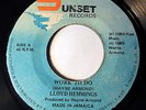 LLOYD HEMMINGS Work To Do 45 RPM REGGAE Wayne Armond 1985 DANCEHALL
