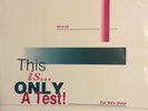 This Only A Test Sp 010 Razormaid Various Double Lp 1989 Us Transparent Vinyl