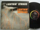LIGHTNIN' HOPKINS Lightnin' Strikes LP MONO DG Blues Vee Jay VJLP 1044