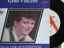 45. GENE VINCENT   Held for Questioning  UK. demo.