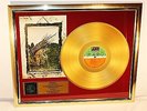 Led Zeppelin, IV, mit Cover, Gold Record, goldene Schallplatte, Award, platin