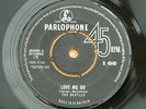 ?THE BEATLES 1963 UK 2nd PRESS LOVE ME DO BLACK PARLOPHONE LABEL?