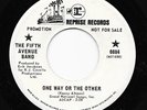 Crossover Soul 45 FIFTH AVENUE BAND One Way Or The Other/Fast Freight HEAR WLP