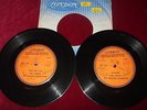 CARL PERKINS - MATCHBOX & YOUR TRUE LOVE - RARE 2 X 1 SIDED ORANGE LONDON DEMOS