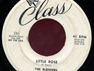 THE BLENDERS. LITTLE ROSE/MY HEART'S DESIRE. DJ WLP 45. SOUL DOO-WOP R& B