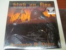 HIGH ON FIRE Surrounded By Thieves LP RELAPSE gold vinyl VG++ in shrink metal