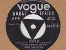 JOHNNY BURNETTE TRIO Tear It Up (VOGUE CORAL) Tri Centre UK 45