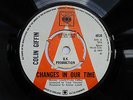 COLIN GIFFIN:CHANGES IN OUR TIME/WHEN I WAS SO YOUNG - 1970 DEMO  EX+ NEAR MINT