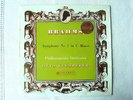 COLUMBIA SAX 2262 BLUE/SILVER BRAHMS SYMPHONY No 1 PHILHARMONIA KLEMPERER