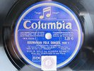 78rpm BELA BARTOK + JOSEPH SZIGETI play BARTOK Roumanian Folk Dances