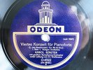 4x 78rpm KAROL SZRETER - BEETHOVEN PIANO Concerto 4 - ORIG. GERMAN ODEON