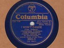 78 RPM Johnny Green blue wax Columbia 3022-D in E-