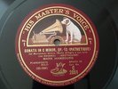 Beethoven Sonata Pathetique Mark Hambourg HMV 78rpm x2