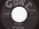 TONY MIDDLETON Let's Fall In Love  / Say yeah Gone 45 EX  Doo wop Rock Hear It