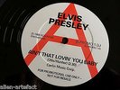 ELVIS PRESLEY Ain't That Lovin You / Bossa Nova Baby UK DJ PROMO 12