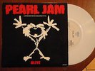 PEARL JAM  ALIVE white vinyl 1991 UK VINYL 45 SINGLE