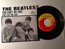 The Beatles / Can't Buy Me Love 45 & Paul with cigarette Picture Sleeve NM+