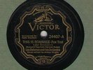 78 RPM Leo Reisman/Isham Jones Victor 24407 in V+/V